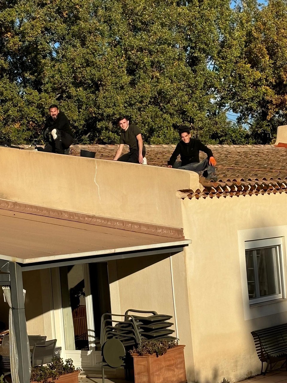 Installation de gouttière